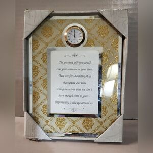 The Gift of Time wall art/clock
